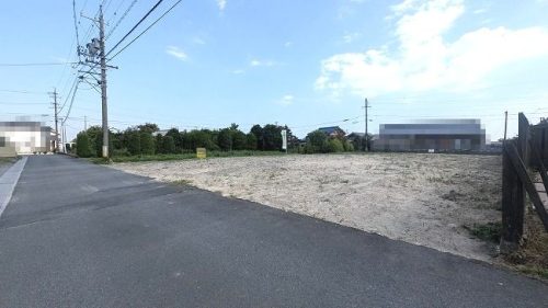 北側道路（１号地側）より撮影